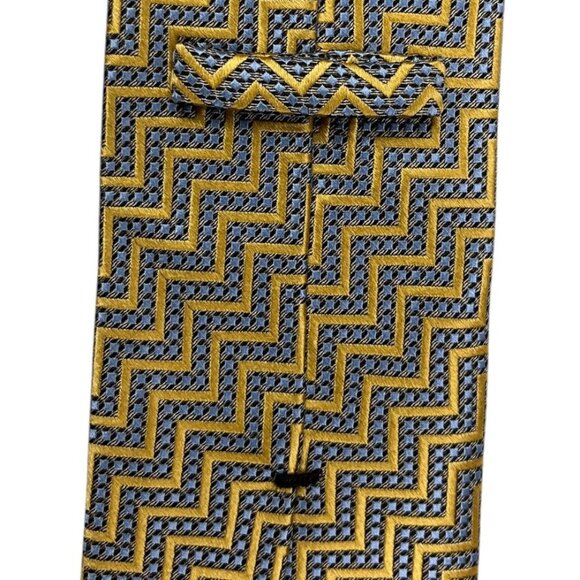 Ermenegildo Zegna Silk Necktie Tie Made in Italy 3 3/8" x 58" - Picture 5 of 9